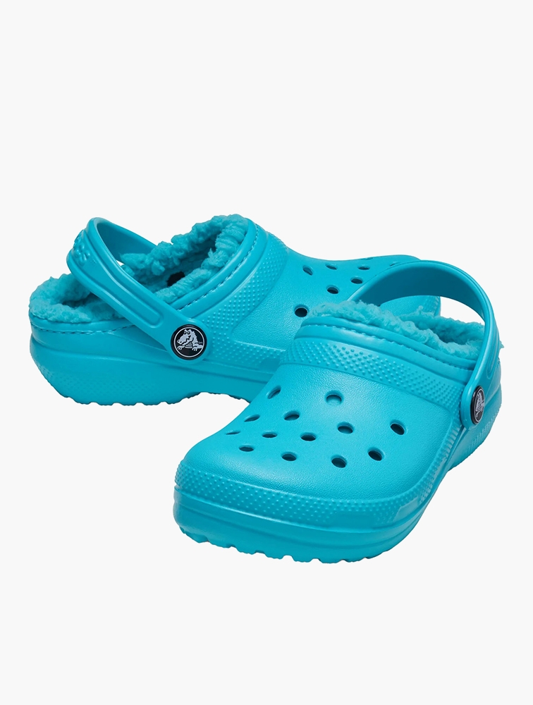 Light blue 2025 lined crocs